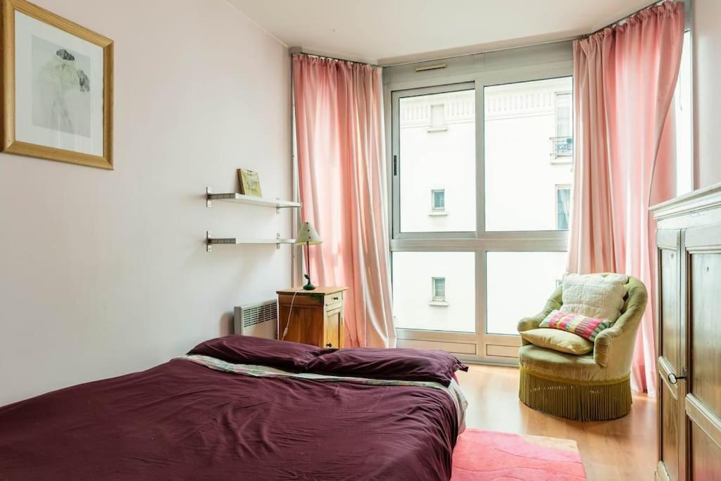 巴黎Charmant 3P. Calme, Spacieux Et Lumineux. 90 M2公寓 外观 照片