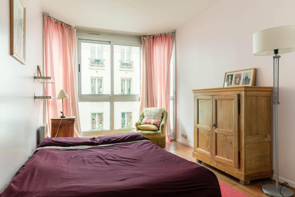 巴黎Charmant 3P. Calme, Spacieux Et Lumineux. 90 M2公寓 外观 照片